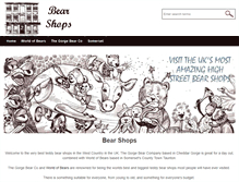 Tablet Screenshot of bear-shop.co.uk